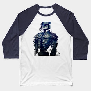 Broken Robot WHITE Baseball T-Shirt